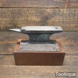 Vintage Forged Cast Steel Anvil 7 ½” Length - Good Condition