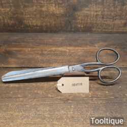 Vintage 11” Cast Steel Paper Scissors Sheffield GAWCOL- Sharpened