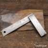 Vintage 3” Calibrated Cast Steel Square London - Good Condition
