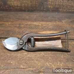 Vintage Pair Gardener’s Parrot Beak Pruning Secateurs - Sharpened