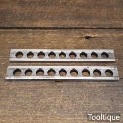 Vintage Engineer’s 7” Cast Steel Parallel Bars - Good Condition