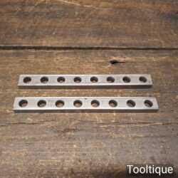 Vintage Engineer’s 6” Cast Steel Parallel Bars - Good Condition