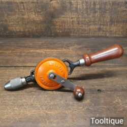 Vintage Stanley No: 805 Single Pinion Egg Beater Hand Drill - Refurbished