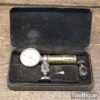 Vintage Boxed L.S. Starrett Co U.S.A Indicator Gauge - Good Condition
