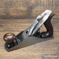  Vintage Stanley USA No: 4 Low Knob Smoothing Plane Pat 1910 - Fully Refurbished