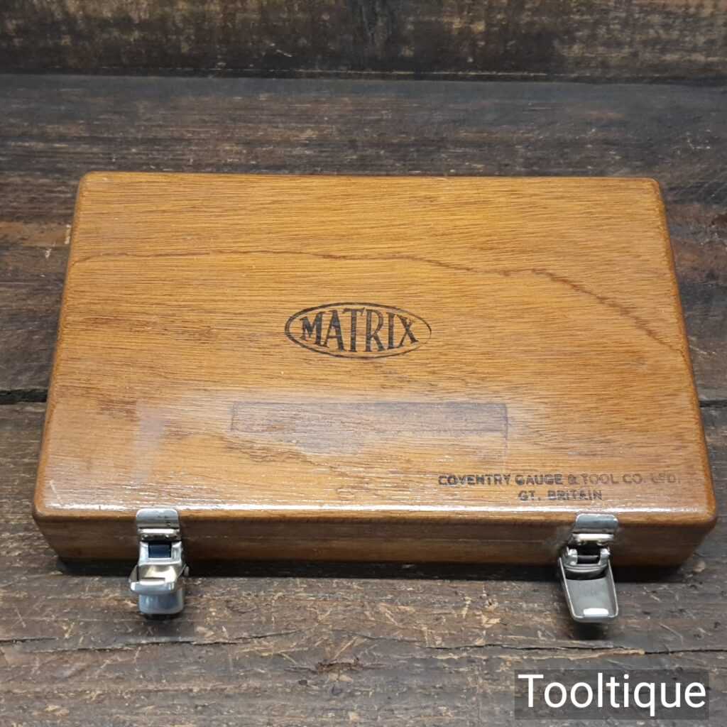 Vintage Matrix Engineering Slip Gauge Set Coventry Gauge & Tool