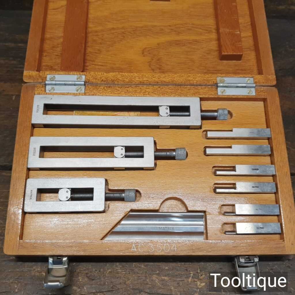 Vintage Matrix Engineering Slip Gauge Set Coventry Gauge & Tool