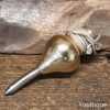 Vintage 3” Brass Plumb Bob Stamped 2 - Good Condition