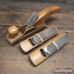 Vintage Pattern Makers Plane With 3 No: Interchangeable Soles