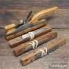 Small Vintage Pattern Makers Plane With 4 No: Interchangeable Soles
