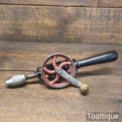 Vintage Single Pinion Egg Beater Hand Drill - Good Condition
