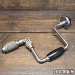 Vintage Stanley No: 73 carpenter’s Ratchet Brace 10" Swing - Refurbished