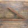 Vintage Mahogany 19” Wooden Bevel - Good Condition