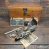 Vintage Boxed Stanley Rule & level USA No: 45 Combination Plough Plane
