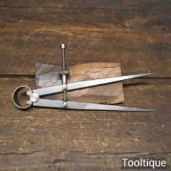 Vintage 7” Moore & Wright Spring Line Scribing Callipers - Good Condition