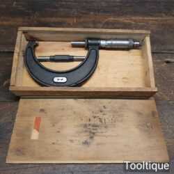 Vintage Boxed 2-3” Moore & Wright No. 967 Micrometer - Good Condition