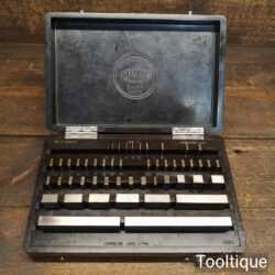 Vintage Boxed Coventry Gauge & Tool Co 50 No: Engineering Slip Gauges