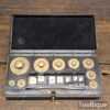 Vintage Griffin & Tatlock Apothecary Brass Weight Set - Bakelite Box