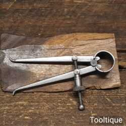 Vintage 4" Moore & Wright Inside Cast Steel Spring Divider - Good Condition