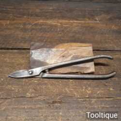 Small Vintage Pair Of 7” Engineers Gilbow Tin Snips - Sharpened