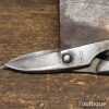 Small Vintage Pair Of 7” Engineers Gilbow Tin Snips - Sharpened