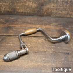 Vintage Stanley No: 73 Carpenter’s Ratchet Brace 10" Swing - Refurbished