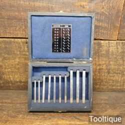 Unusual Vintage Mechanic Matrix Tapered Gauge Slip Set in Original Box