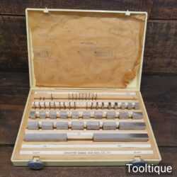 Vintage 47-Piece Mechanic Metric Matrix Slip Gauge Set - Original Box