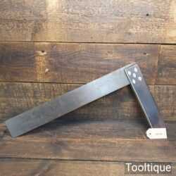 Large vintage 18" rosewood and brass try square