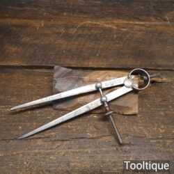 Vintage 7" Moore & Wright Spring Dividers - Good Condition