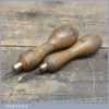 Vintage Pair Of Leatherworking Awls - Good Condition