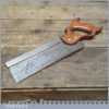 Vintage Slack Sellars & Co 10” Steel Back Tenon Saw 12 TPI