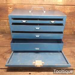Vintage Enox Pressed Steel Engineer’s Tool Box - Good Condition