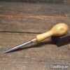 Vintage 8” Sailmakers Awl Boxwood Handle - Good Condition