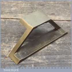 Vintage 4” Long Brass Mitre Template - Good Condition