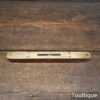 Vintage 8" John Rabone & Sons Rosewood Brass Spirit Level - Good Condition