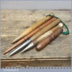 Vintage Collection 5 Sail Maker’s Rope Fids - Good Condition