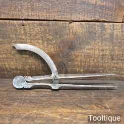 Antique Hand Forged R. Timmins & Sons 10" Cast Steel Dividers - Good Condition