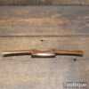 Rare Antique Lignum Wooden Spokeshave 2" Cutting Edge - Good Condition