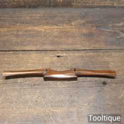 Rare Antique Lignum Wooden Spokeshave 2" Cutting Edge - Good Condition