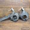 Vintage Refurbished Pair Of T186 6” Carver Clamps - Good Condition