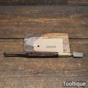 Vintage The Star Industrial Tools Glass Cutter Rosewood Handle
