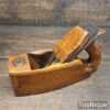 Unusual Vintage beechwood C. Steadman Smoothing Block Plane - Ready To Use