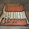 9 No: Vintage Carpenters Double Spur Auger Brace Bits - Sharpened Ready To Use