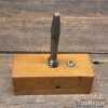 Antique 5/8” Boxwood Screw Box & Cast Steel Tap for Wood - Good Condition