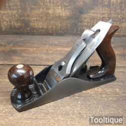 Vintage Stanley USA No: 4 Smoothing Plane Sweetheart Iron - Fully Refurbished