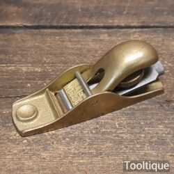 Lie-Nielsen 102 Small Bronze Low Angle Block Plane - Good Condition