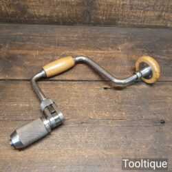 Vintage Toga Buck & Hickman Carpenter’s Ratchet Brace 10" Swing - Refurbished