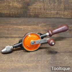 Vintage Stanley No: 803 Double Pinion Egg Beater Hand Drill - Good Condition