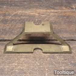 Vintage Edward Preston 5 ½” Bronze Mitre Template - Original Condition